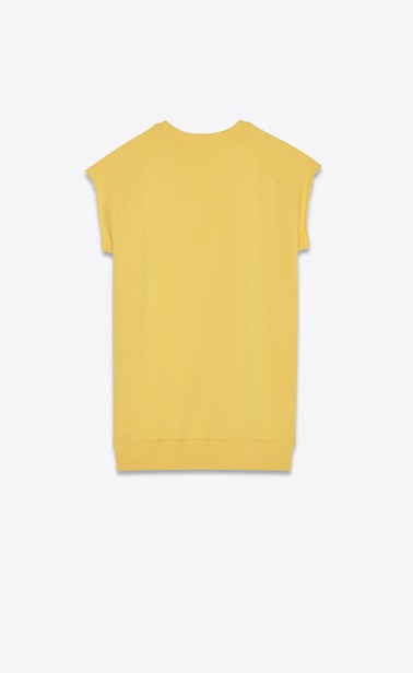 "Saint Laurent university" sleeveless sweatshirt